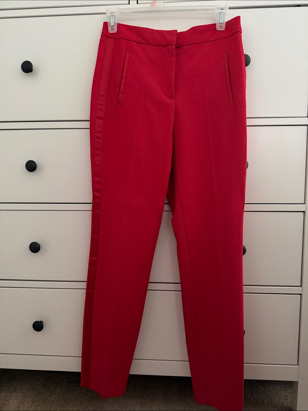 Zara Red Tailored Blazer & Slim Pants Set - Picture 7 of 8